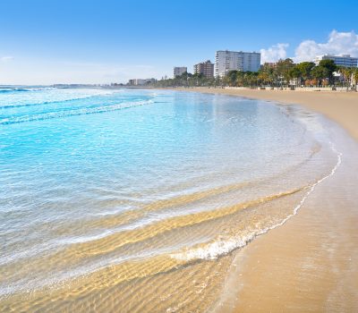 Benicassim Voramar playa beach in Castellon of Spain also Benicasim